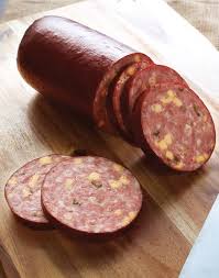 Summer Sausage with Cheddar